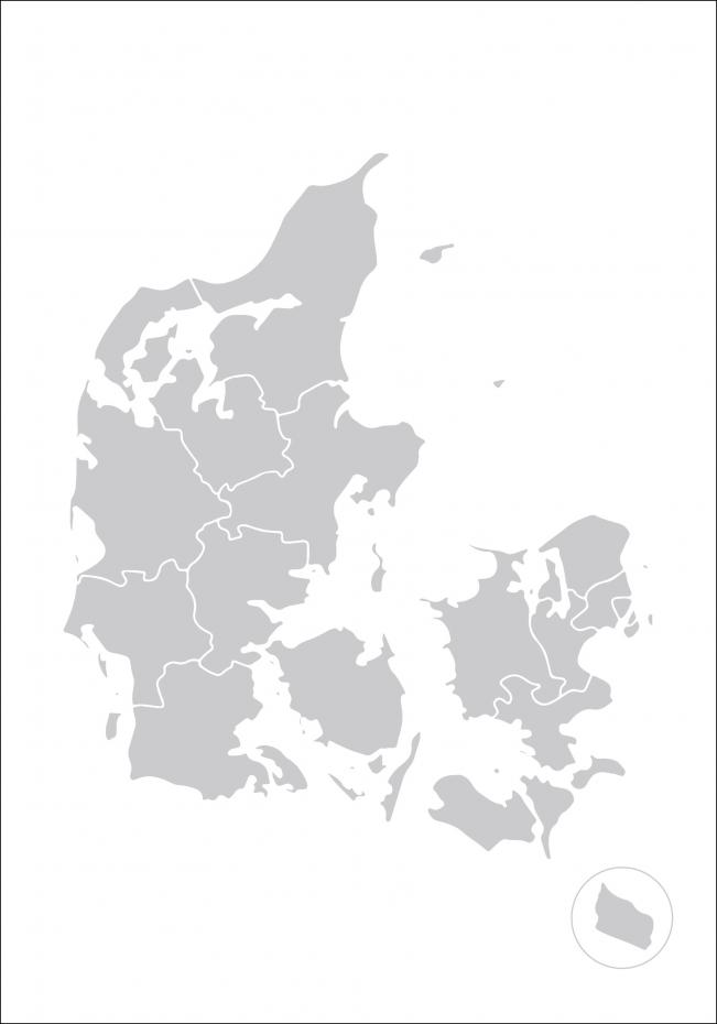 Bildverkstad Karte - Dnemark - Grau