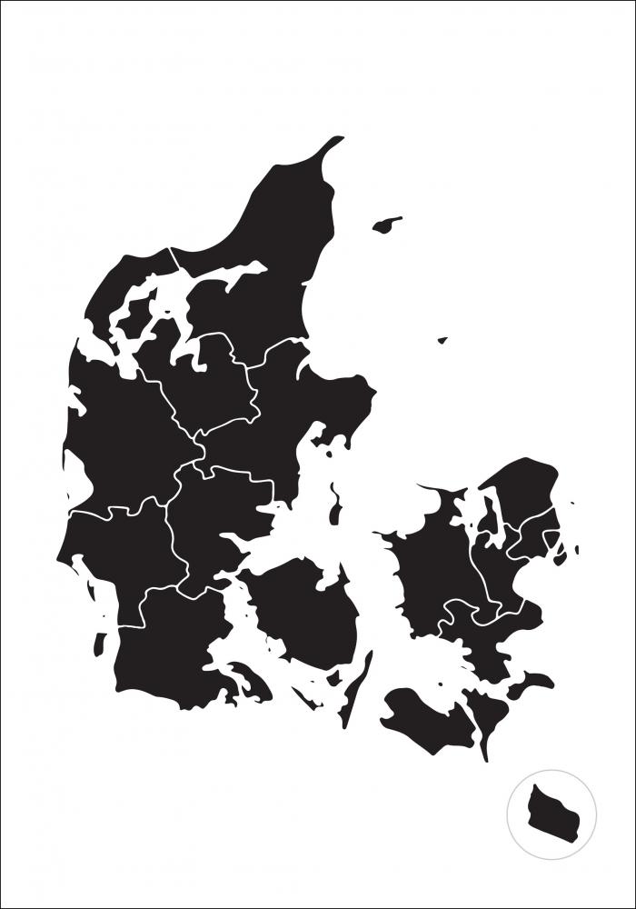Bildverkstad Karte - Dnemark - Schwarz