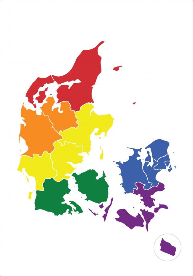 Bildverkstad Karte - Dnemark - Regenbogen