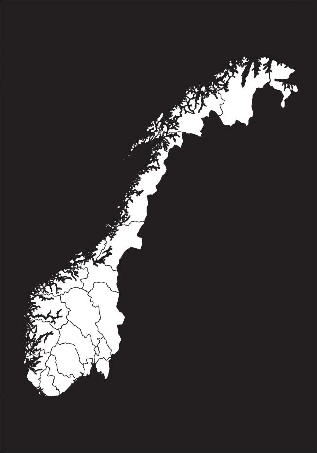 Bildverkstad Karte - Norwegen - Wei